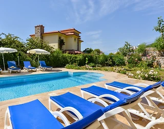 Fethiye Ölüdeniz'de Şehrin Gürültüsünden Uzak, Özel Havuzlu, 5+1 Villa - 5