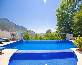 Kaş İslamlar'da Muhafazakar, Özel Havuzlu, Jakuzili, Modern Villa - 3