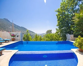 Kaş İslamlar'da Muhafazakar, Özel Havuzlu, Jakuzili, Modern Villa - 3