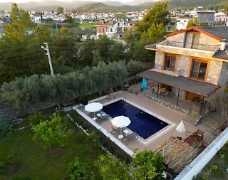 Fethiye Çiftlik'te Sakin Konumda, Özel Havuzlu, Konforlu Villa - 2