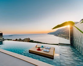 Kaş'ta Deniz Ve Doğa Manzaralı, Sonsuzluk Havuzlu, Lüks Villa - 3