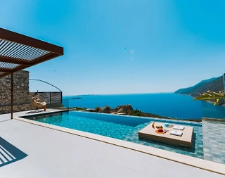 Kaş'ta Deniz Ve Doğa Manzaralı, Sonsuzluk Havuzlu, Lüks Villa - 5