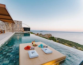 Kaş'ta Deniz Ve Doğa Manzaralı, Sonsuzluk Havuzlu, Lüks Villa - 4