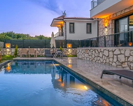 Kaş Andifli'de Çekirdek Ailelere Uygun, Özel Havuzlu, Modern Villa - 3