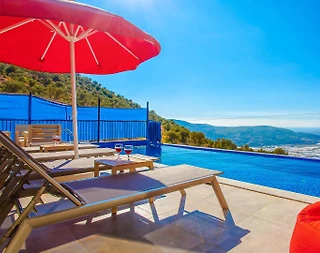 Kaş Yeşilköy'de Enfes Doğa İçerisinde, Özel Havuzlu, Kiralık Villa - 1