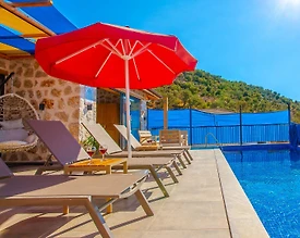 Kaş Yeşilköy'de Enfes Doğa İçerisinde, Özel Havuzlu, Kiralık Villa - 3