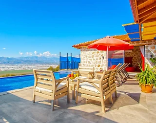 Kaş Yeşilköy'de Enfes Doğa İçerisinde, Özel Havuzlu, Kiralık Villa - 5