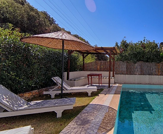 Fethiye Ölüdeniz'de Elverişli Konumda, Özel Havuzlu, Kiralık Villa - 1