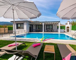 Fethiye Kayaköy'de Eşsiz Doğada, Özel Havuzlu, Kiralık Balayı Villası - 4