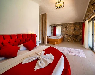 Fethiye Karaağaç'ta Harika Deniz Manzaralı, Özel Havuzlu, Şık Villa - 5