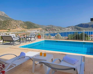 Kaş Kalkan'da Denize ve Merkeze Yakın, Özel Havuzlu, Kiralık Villa - 5