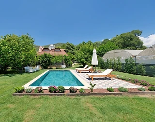 Fethiye İnlice'de Enfes Doğa Manzaralı, Özel Havuzlu, Kiralık Villa - 4