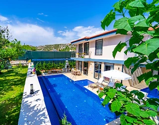 Kaş Patara'da Sessiz ve Sakin Konumda, Özel Havuzlu, Lüks Villa - 5