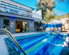 Kaş İslamlar'da Doğa İçerisinde, Özel Havuzlu, Saunalı Villa - 2