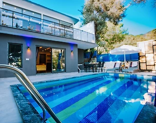 Kaş İslamlar'da Doğa İçerisinde, Özel Havuzlu, Saunalı Villa - 2