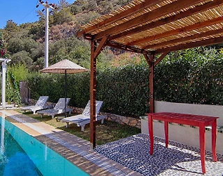 Fethiye Ölüdeniz'de Elverişli Konumda, Özel Havuzlu, Kiralık Villa - 4