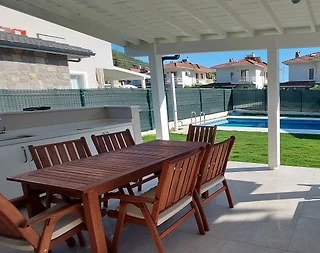 Fethiye Göcek'te Kalabalık Ailelere Uygun, Özel Havuzlu Kiralık Villa - 4