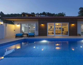 Kaş İslamlar'da Yemyeşil Doğada, Özel Havuzlu, Kiralık Villa - 3