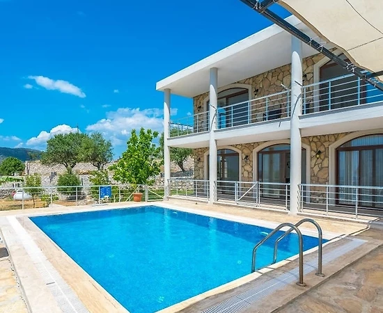 Marmaris Söğüt'de Muhteşem Deniz Manzaralı, Özel Havuzlu, Lüks Villa - 1