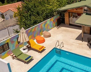 Kalkan İslamlar'da Eşsiz Doğa Manzaralı, Özel Havuzlu, Kiralık Villa - 5