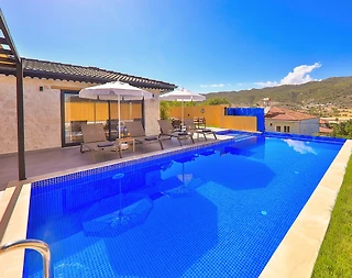 Kaş Sarıbelen'de Mükemmel Doğada, Özel Havuzlu, Şık Villa - 2