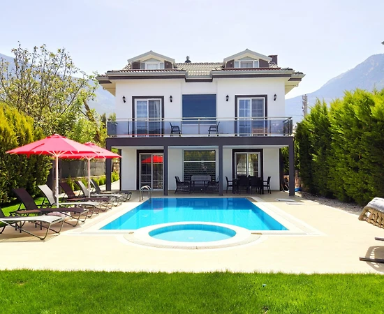 Fethiye Ölüdeniz'de Ferah Bahçeli, Özel Havuzlu, 4+1 Kiralık Villa - 1