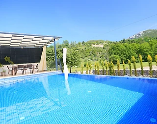 Kaş Sarıbelen'de Doğayla Baş Başa, Özel Havuzlu, Jakuzili Villa - 5