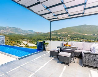 Kalkan Yeşilköy'de Doğa ile İç İçe, Özel Havuzlu, Lüks Kiralık Villa - 3