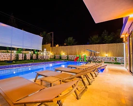 Kaş Patara'da Şehir Merkezine Yakın, Özel Havuzlu, Lüks Villa - 3