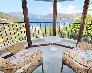 Kaş Kalkan'da Eşsiz Deniz Manzaralı, Özel Havuzlu, 3+1 Villa - 5