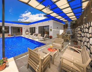 Kaş İslamlar'da Huzur Dolu Doğada, Özel Havuzlu, Kiralık Villa - 1