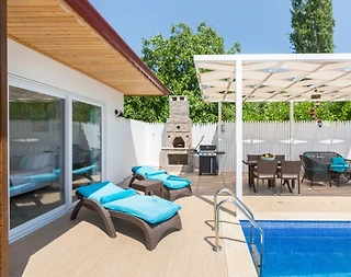 Kaş İslamlar'da Keyif Dolu Doğada, Özel Havuzlu, Kiralık Villa - 5