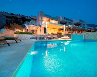 Kaş Kalkan'da Büyüleyici Deniz Manzaralı, Özel Havuzlu, Lüks Villa - 1