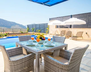 Kaş Ulugöl'de Eşsiz Doğada, Özel Havuzlu, Kiralık Villa - 4