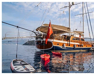 Muğla Fethiye'nin Masmavi Sularında, 10 Kişilik, Lüks Gulet - 5