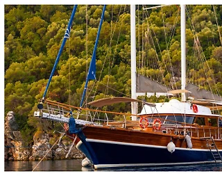 Muğla Fethiye'nin Masmavi Sularında, 10 Kişilik, Lüks Gulet - 1