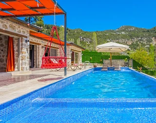 Kaş İslamlar'da Deniz Manzaralı, Sonsuzluk Havuzlu, Lüks Villa - 5