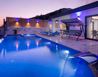 Kaş İslamlar'da Muhteşem Doğada, Yetişkin ve Çocuk Havuzlu, Lüks Villa - 5