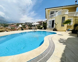 Alanya Kargıcak'ta Elverişli Konumda, Özel Havuzlu, Yazlık Villa - 2