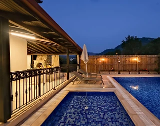 Fethiye Kayaköy'de Doğayla İç İçe, Özel Havuzlu, Jakuzili Villa - 5