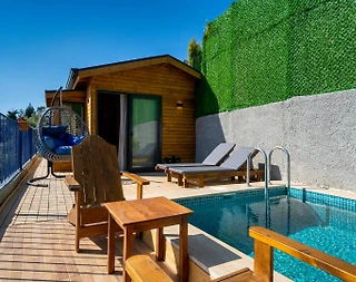 Fethiye Faralya'da Enfes Deniz Manzaralı, Özel Havuzlu, Lüks Villa - 2