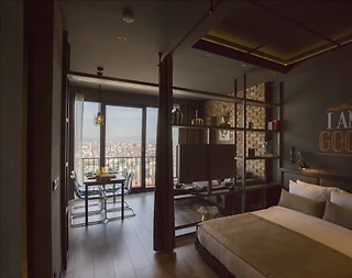 İstanbul Ataşehir'de Şehir Manzaralı, Konforlu, Balayı Dairesi - 5