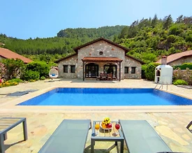 Fethiye Kayaköy'de Doğanın Kalbinde, Özel Havuzlu, Korunaklı Villa - 2