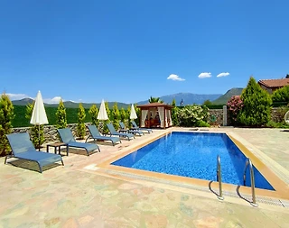 Fethiye Kayaköy'de Huzurlu Doğa İçerisinde, Özel Havuzlu, Taş Villa - 5