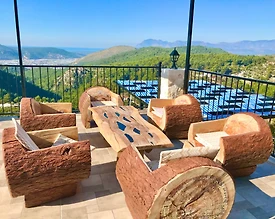 Kalkan Akbel'de Doğa İle İç İçe, Özel Havuzlu, Korunaklı Villa - 3