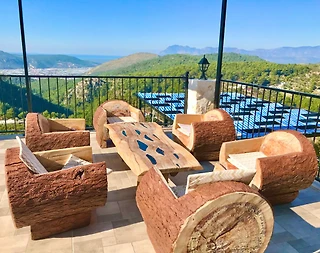 Kalkan Akbel'de Doğa İle İç İçe, Özel Havuzlu, Korunaklı Villa - 3