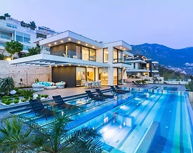 Kaş Kalkan'da Muhteşem Deniz Manzaralı, Sonsuzluk Havuzlu, Lüks Villa - 2