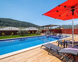 Kaş Sarıbelen'de Geniş Ailelere Uygun, Özel Havuzlu, Jakuzili Villa - 3