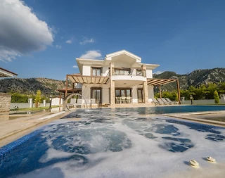 Muğla Ortaca'da Muhteşem Doğa Manzaralı, Özel Havuzlu, Lüks Villa - 1