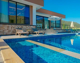 Kaş Sarıbelen'de Geniş Bahçeli, Özel Havuzlu, 2+1, Lüks Villa - 5